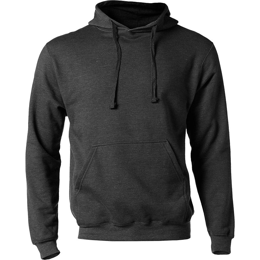 Unisex Fleece Pullover Hoodie - Heather Charcoal