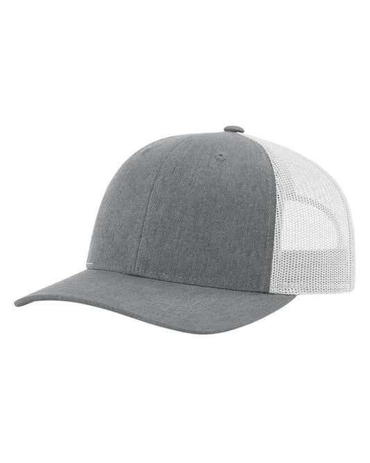 Snapback Trucker Cap - Heather Gray / Light Gray