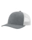 Richardson 112 - Snapback Trucker Cap - Heather Gray / Light Gray