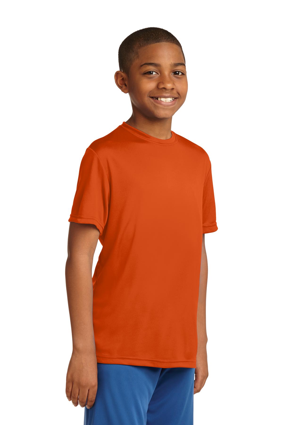 Youth PosiCharge Competitor Tee - Deep Orange
