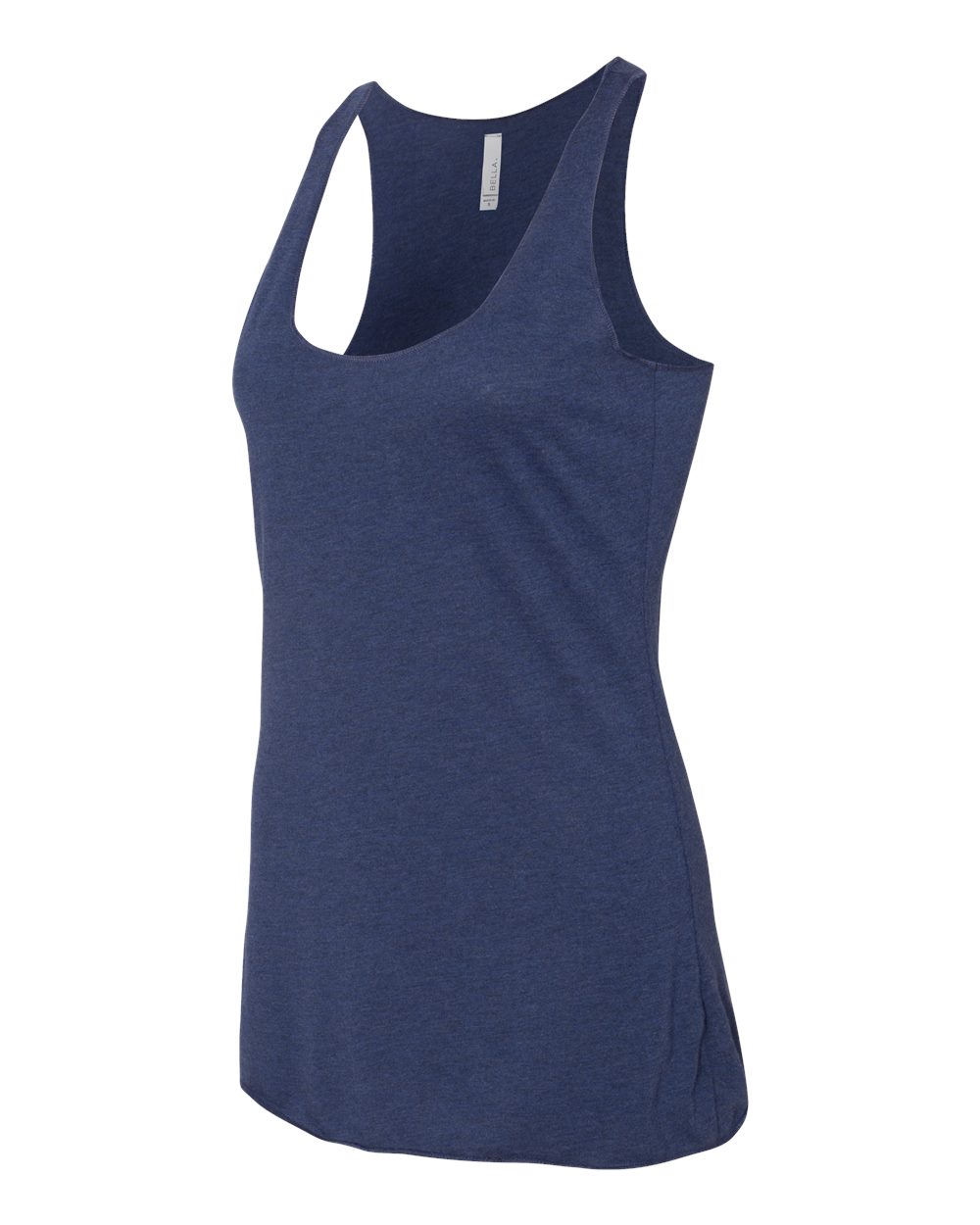 Women's Triblend Racerback Tank - Navy Triblend