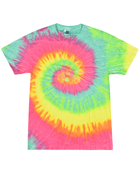Youth 100% Cotton T-Shirt - Minty Rainbow