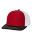 Richardson 112 - Snapback Trucker Cap - Red / White / Black