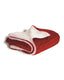 Alpine Fleece 8712 - Mink Sherpa Blanket - Red