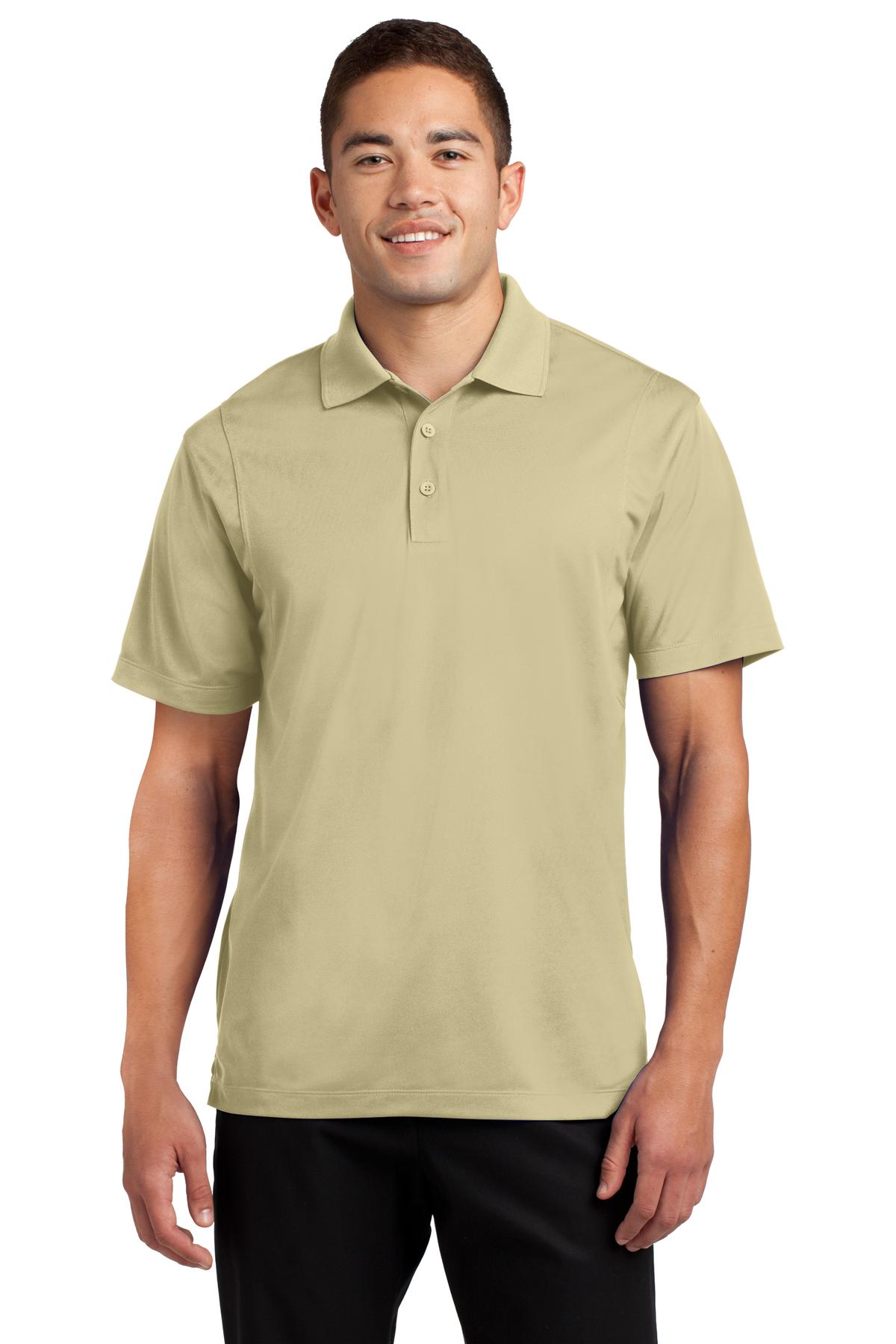 Men's Micropique Sport-Wick Polo - Vegas Gold