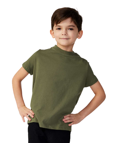Toddler Fine Jersey T-Shirt - Military Green