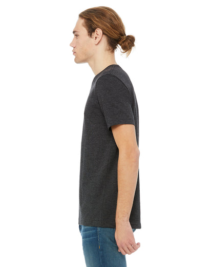 Unisex Heavyweight Crew T-Shirt - Heather Dark Gray