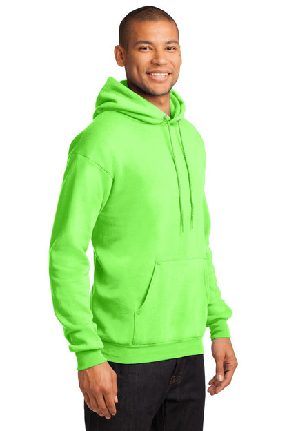 Unisex Core Fleece Pullover Hoodie - Neon Green
