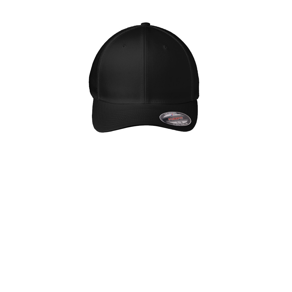 Flexfit Mesh Back Cap - Black / Black