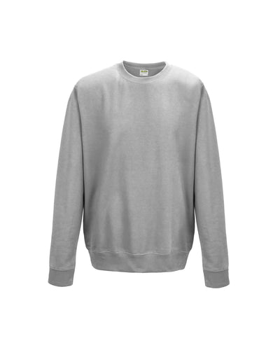 Unisex 80/20 Midweight College Crewneck Sweatshirt - Heather Gray