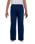 Youth Heavy Blend™ 50/50 Open-Bottom Sweatpants - Navy
