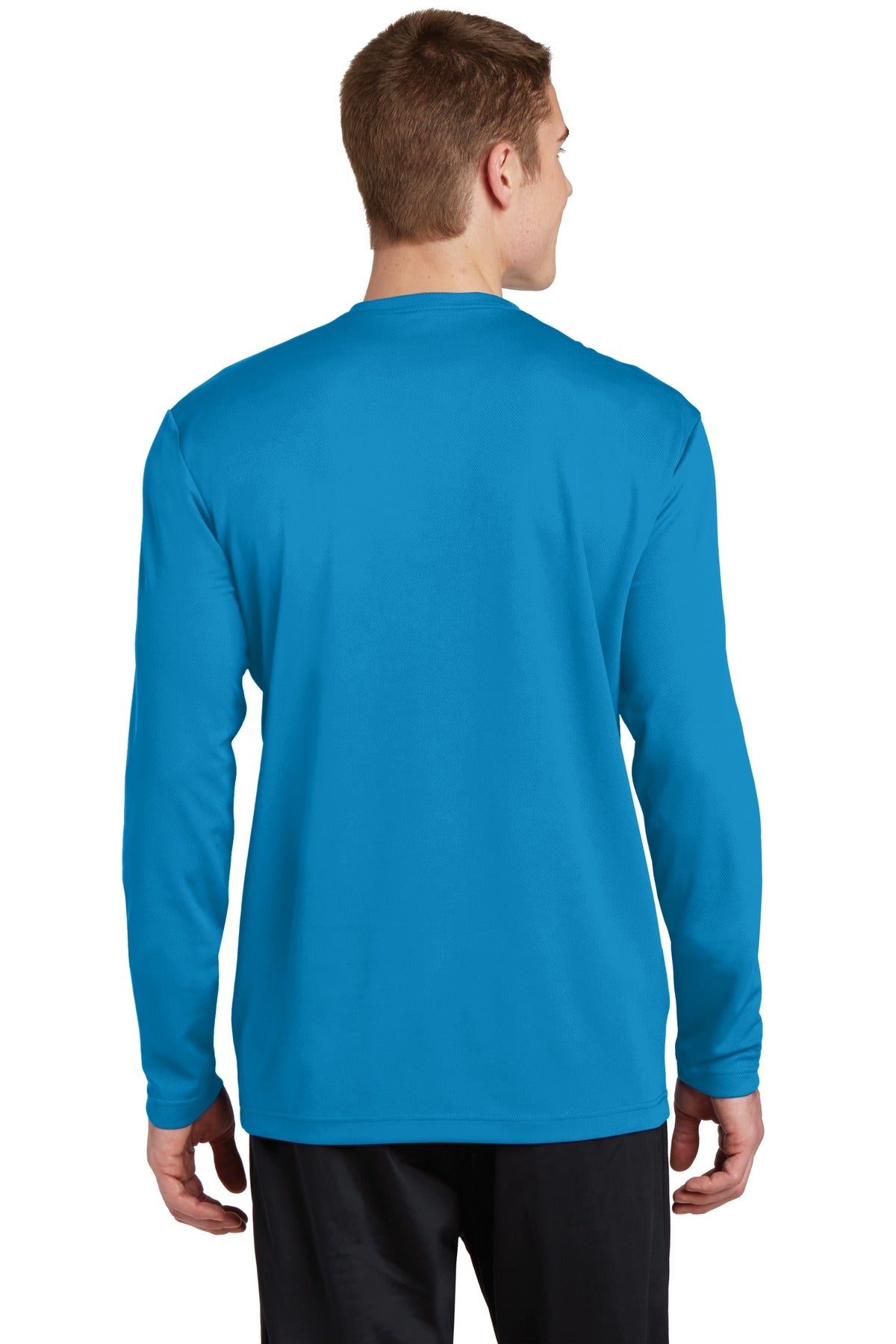 Unisex PosiCharge RacerMesh Long Sleeve Tee - Pond Blue
