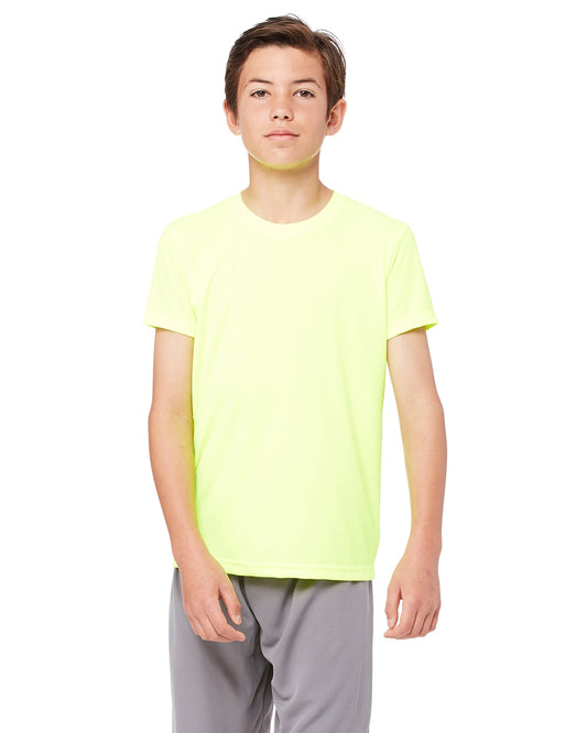 Youth Performance Short-Sleeve T-Shirt - Sport Safety Yellow