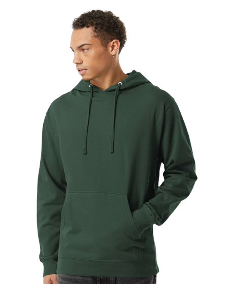 Unisex Midweight Hoodie - Alpine Green