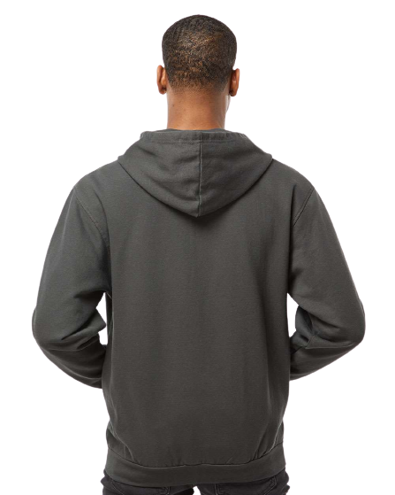 Unisex Fleece Zip Hoodie - Charcoal