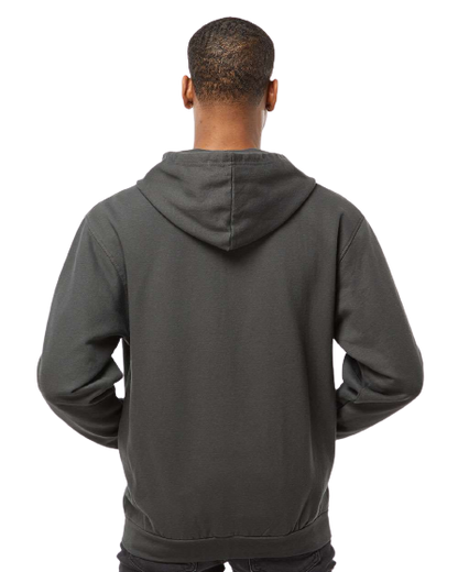 Unisex Fleece Zip Hoodie - Charcoal