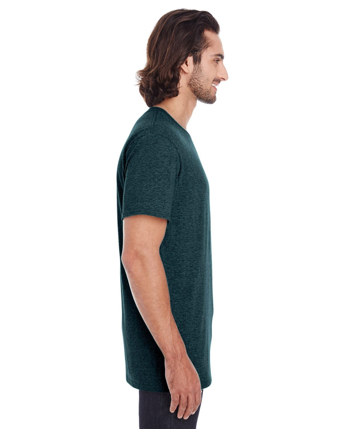 Lightweight Softstyle T-Shirt - Heather Dark Green