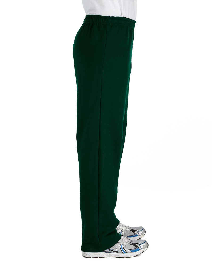 Unisex Heavy Blend™  50/50 Open-Bottom Sweatpants - Forest Green