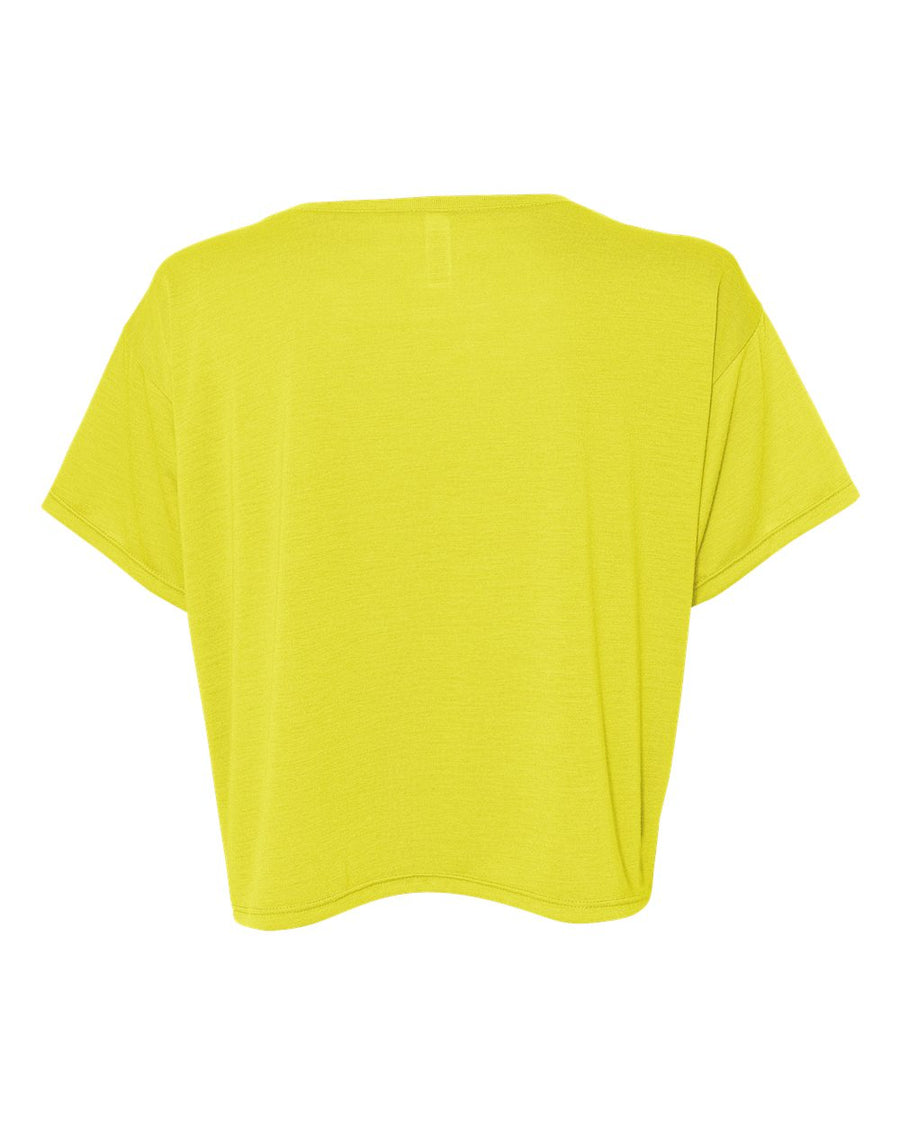 Women's Flowy Boxy T-Shirt - Neon Yellow