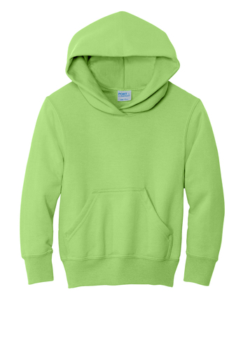 Youth Core Fleece Pullover Hoodie - Lime