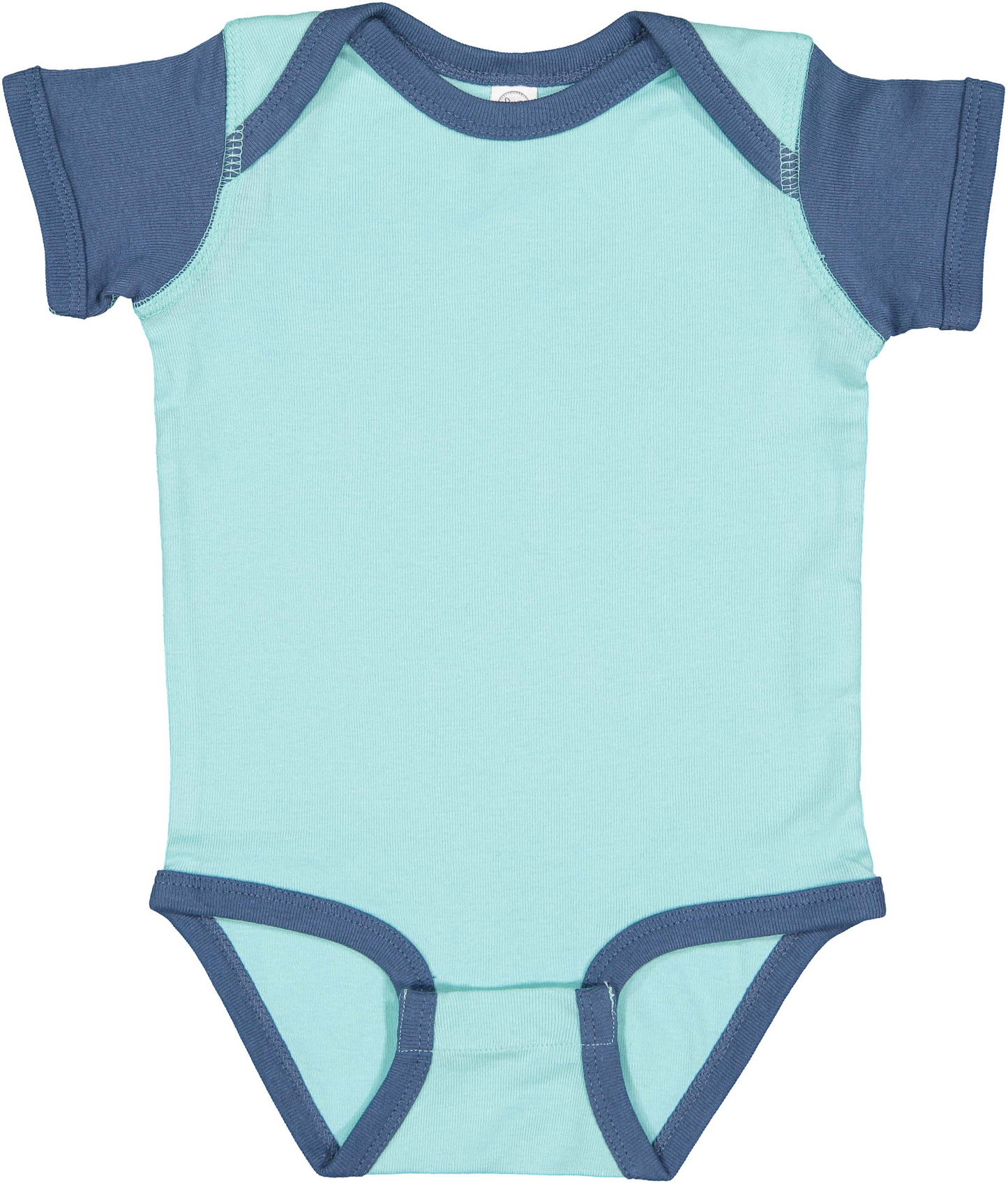 Infant Baby Rib Bodysuit - Chill / Indigo