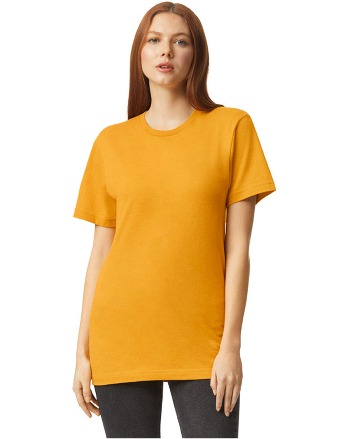 Unisex CVC T-Shirt - Heather Mustard