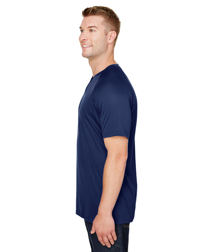 Unisex Attain 2-Button Baseball Jersey - Navy