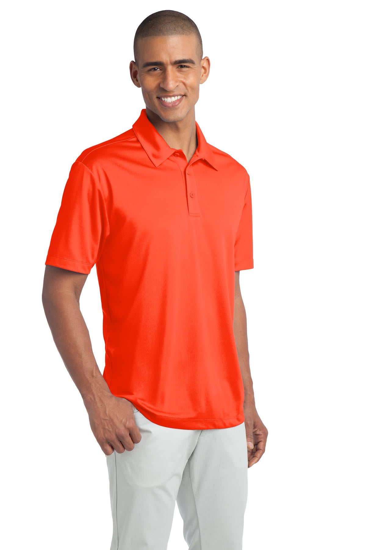 Unisex Silk Touch Performance Polo - Neon Orange