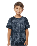 Youth Crystal Tie Dye T-Shirt - Black