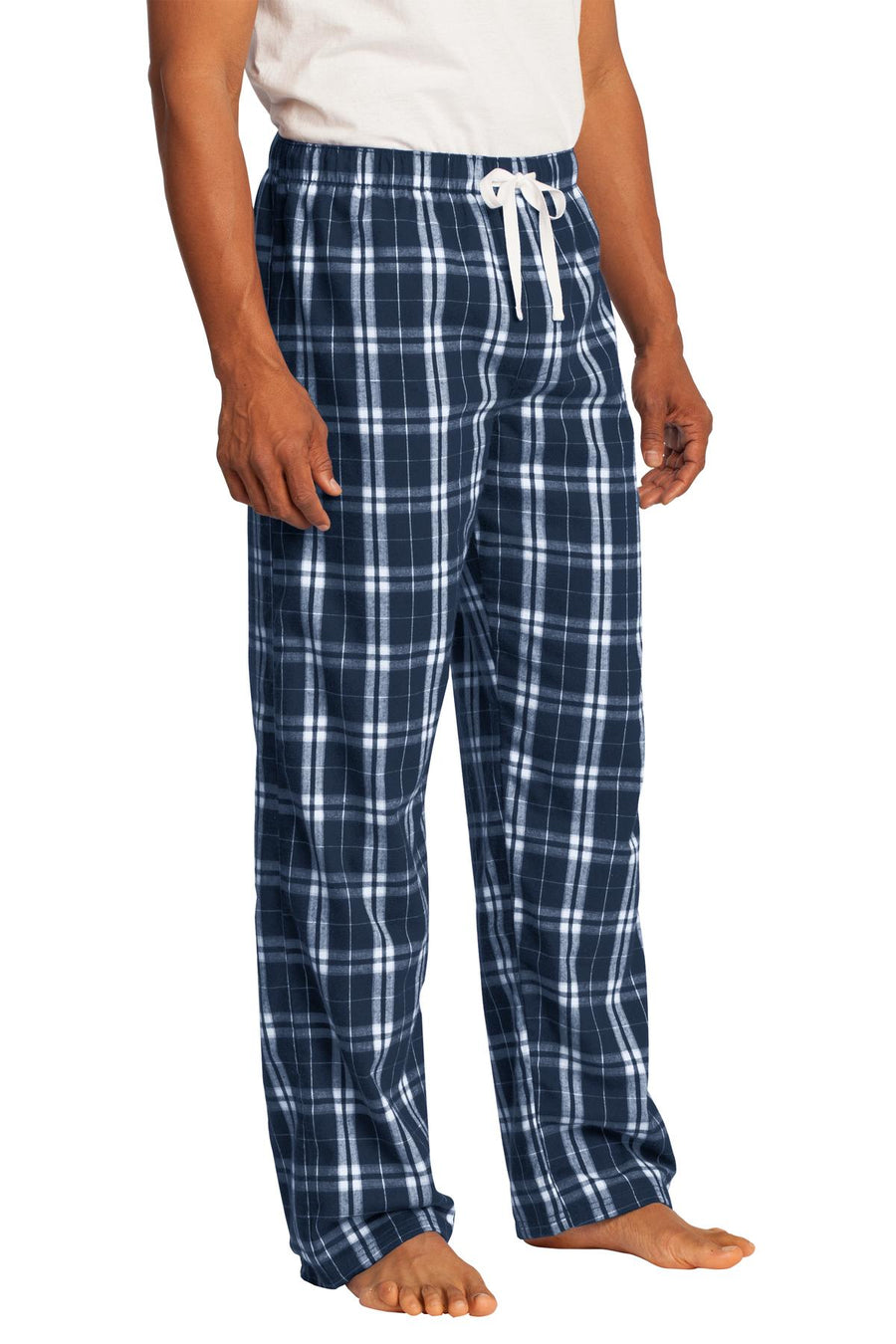 Unisex Flannel Plaid Pant - True Navy