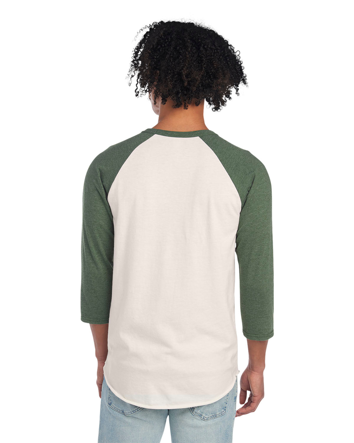 Unisex Premium Blend Raglan Baseball T-Shirt - SW CRM HT/ ML GN