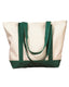 BAGedge BE004 - Canvas Boat Tote - Natural / Forest