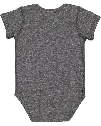 Infant Harborside Melange Bodysuit - Smoke Melange