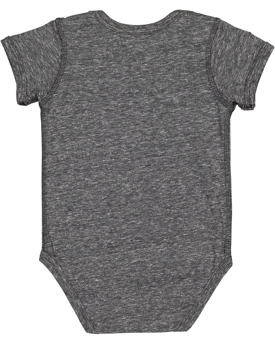 Infant Harborside Melange Bodysuit - Smoke Melange