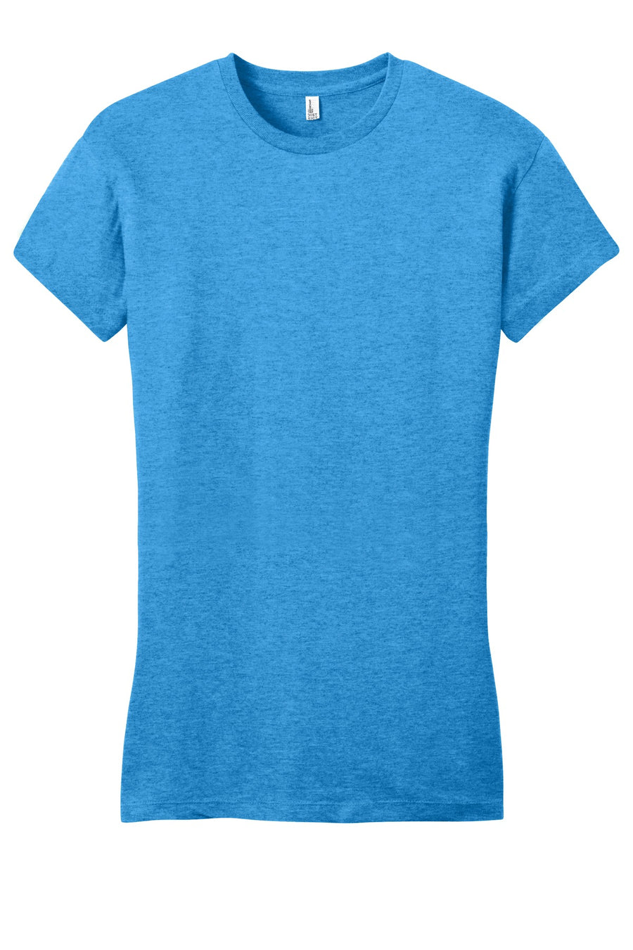 Women's Fitted Very Important Tee - Heather Bright Turquoise