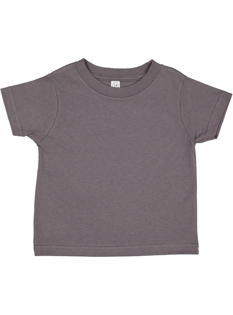 Toddler Cotton Jersey T-Shirt - Charcoal