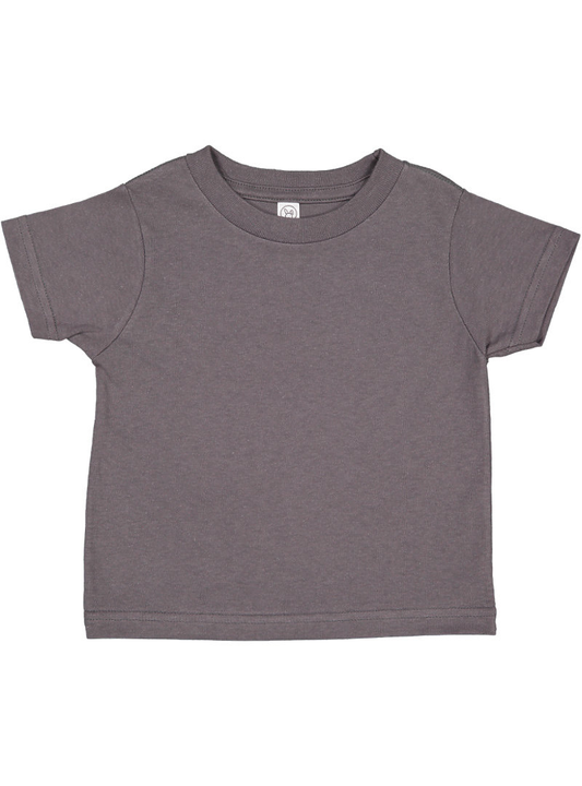 Toddler Cotton Jersey T-Shirt - Charcoal