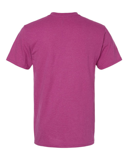 Unisex CVC T-Shirt - Heather Super Pink