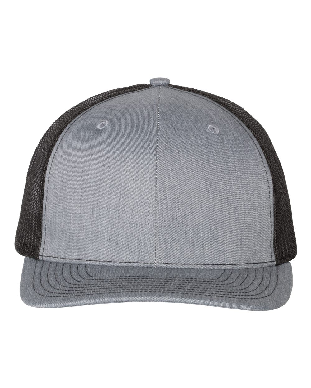 Snapback Trucker Cap - Heather Gray / Black