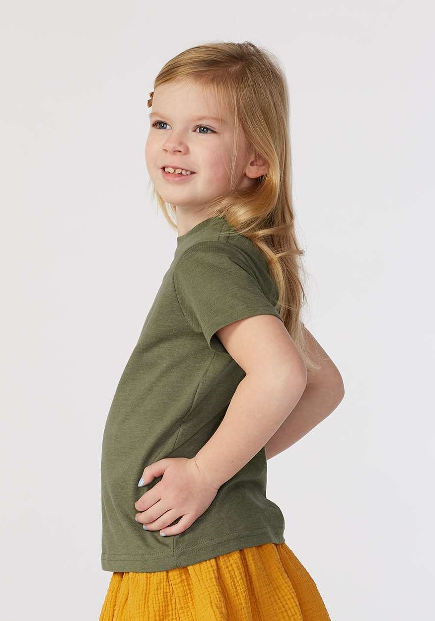 Toddler Fine Jersey T-Shirt - Vintage Military Green