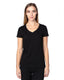 Threadfast Apparel 200RV - Women's Ultimate V-Neck T-Shirt - Black