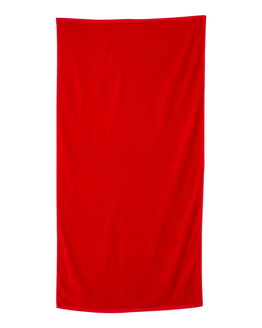 Velour Beach Towel - Red
