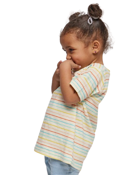 Toddler Fine Jersey T-Shirt - Sunkissed Stripe