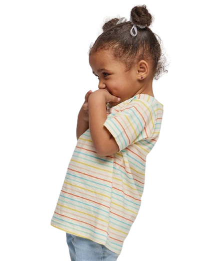 Toddler Fine Jersey T-Shirt - Sunkissed Stripe