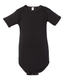 Bella + Canvas 100B - Infant Jersey Short-Sleeve One-Piece - Black