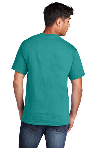 Unisex Core Cotton Tee - Bright Aqua