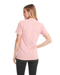 Unisex Sueded Snow Crewneck T-Shirt - Snow Heather Red