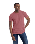 Unisex CVC Crewneck T-Shirt - Heather Mauve