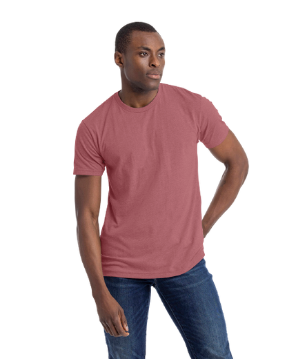 Unisex CVC Crewneck T-Shirt - Heather Mauve