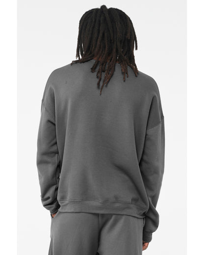 Unisex Drop Shoulder Fleece - Asphalt